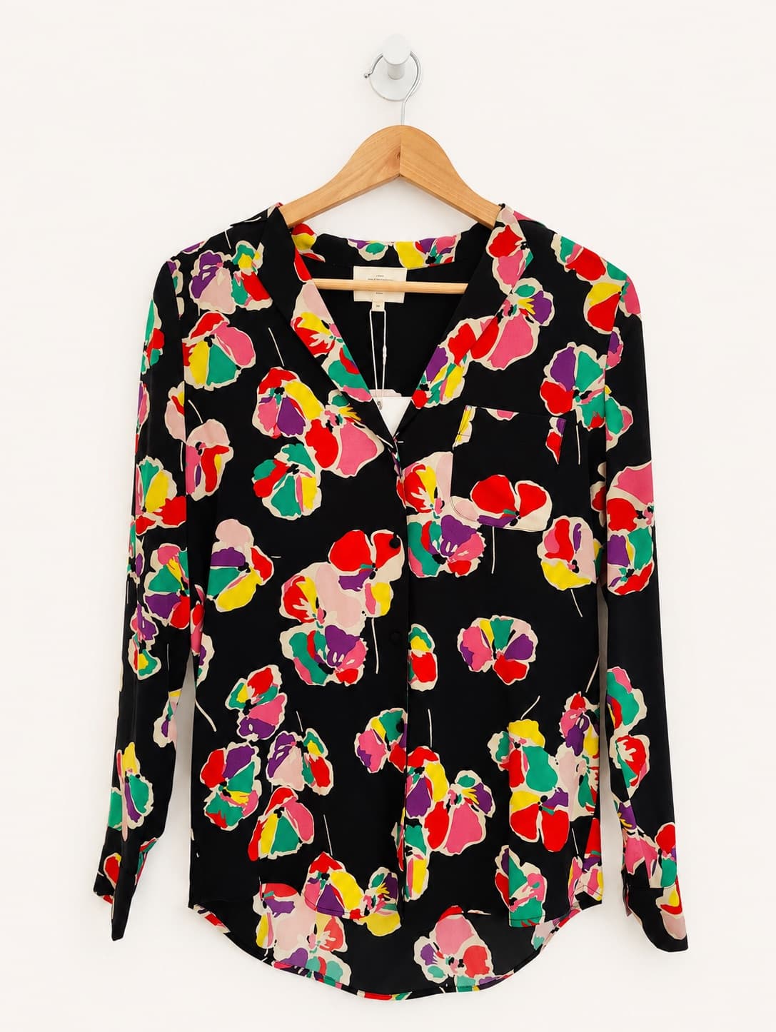 Chemise Sézane en soie imprimée – Taille 36